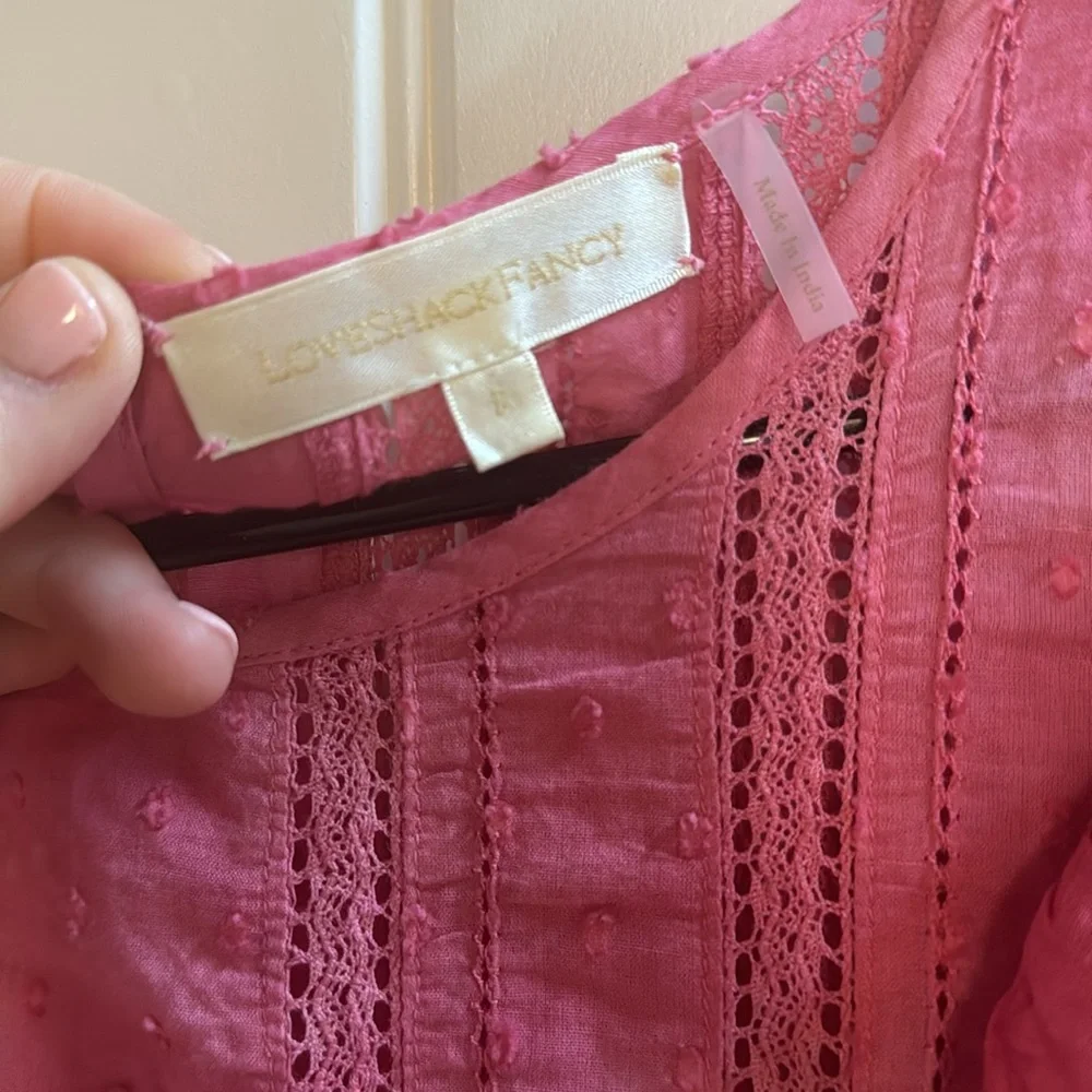 Love shack fancy natasha pink dress - Picture 3 of 3